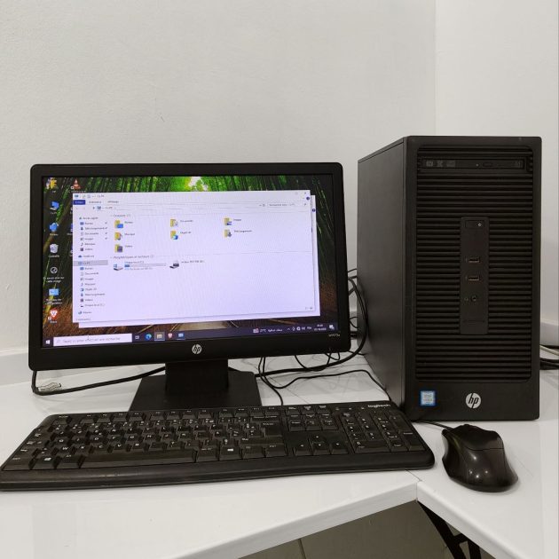 PC de bureau HP G3 Core i3 6e gén 4 Go DDR3 HDD 500 Go + écran 20" (occasion)
