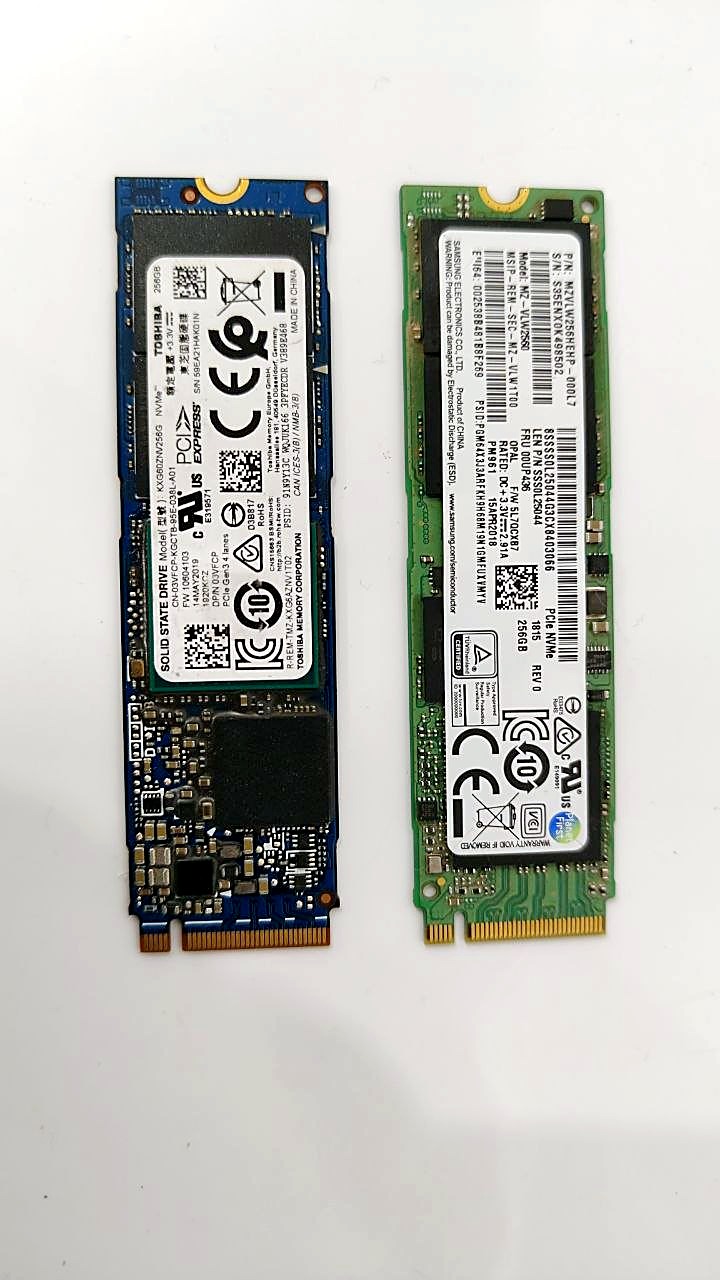 Disque SSD NVMe M.2 256 Go PCIe 3.0 (neuf)